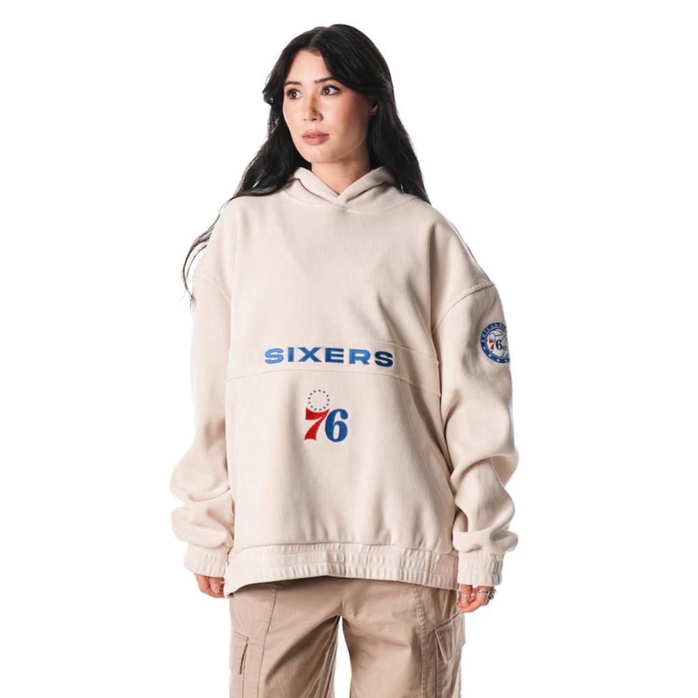 NWT Unisex Philadelphia 76ers The Wild Collective‎ x Free People Hoodie Sz M